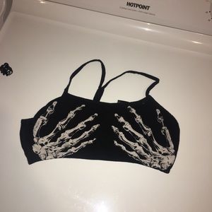 Skeleton bralette